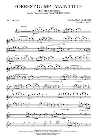 Forrest Gump - Main Title (Feather Theme) from the Paramount Motion Picture FORREST GUMP