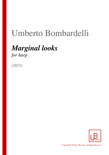 MARGINAL LOOKS - Six pieces for harp