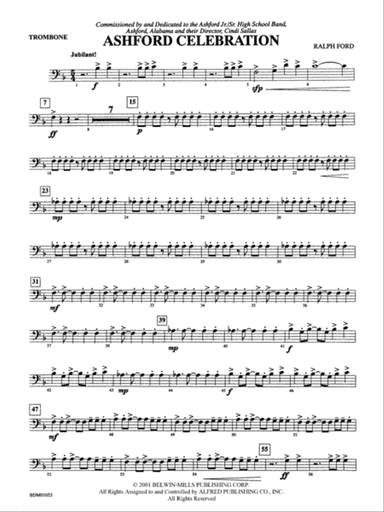 Ashford Celebration: 1st Trombone