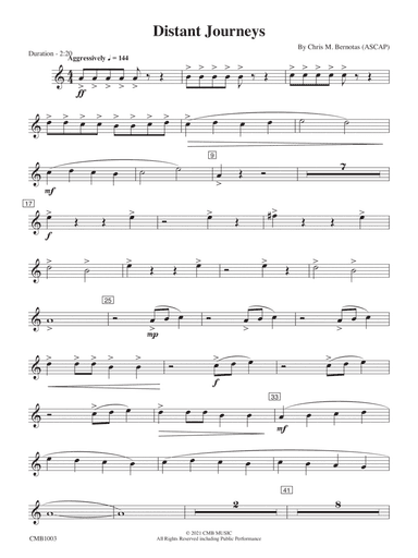 Distant Journeys: E-flat Alto Saxophone
