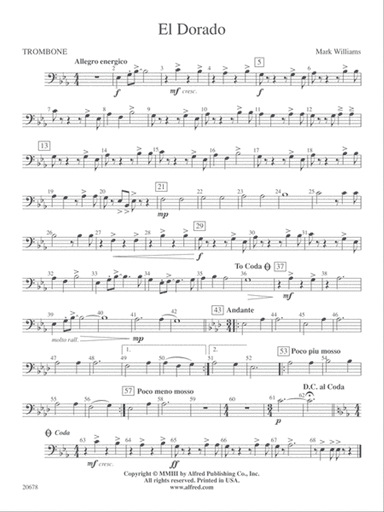 El Dorado: 1st Trombone