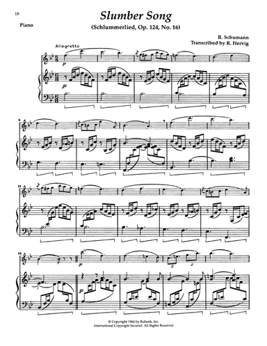 Slumber Song, Op. 124 No. 16