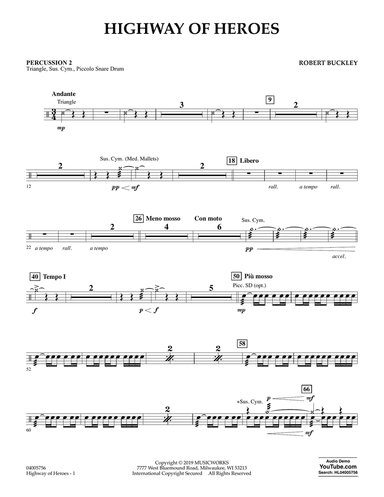 Highway of Heroes - Percussion 2