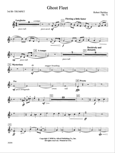 Ghost Fleet: 3rd B-flat Trumpet