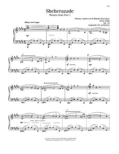 Sheherazade, Themes from Part 1