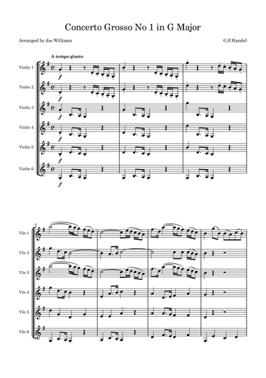 Concerto Grosso No1 in G Major