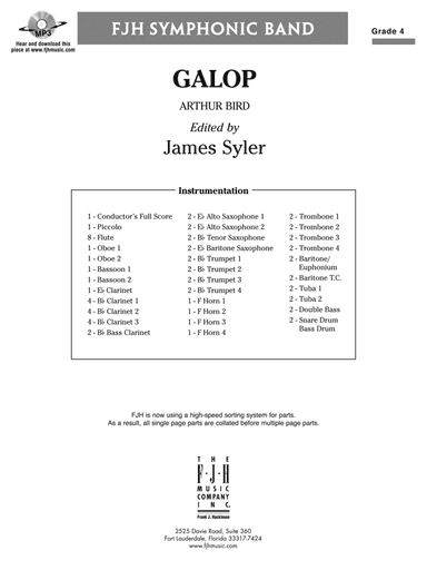 Galop: Score