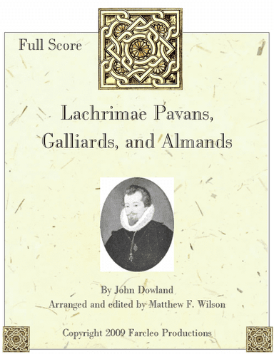 Lachrimae John Dowland for brass quintet