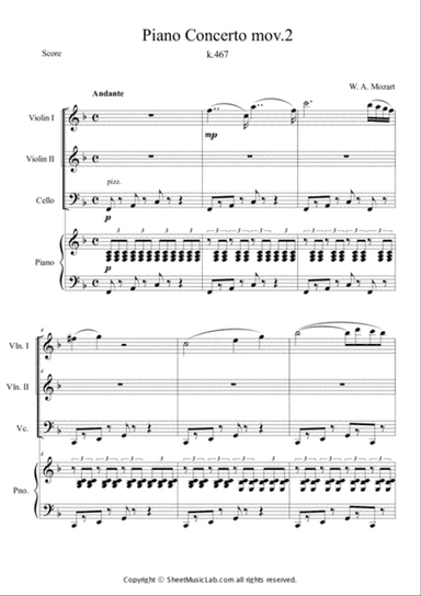 Piano Concerto No.21 K.467 Mov.2