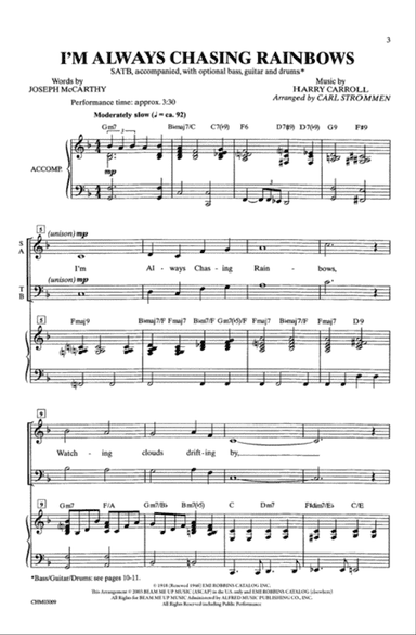 I'm Always Chasing Rainbows