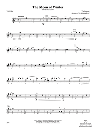 The Moon of Winter: 1st Violin