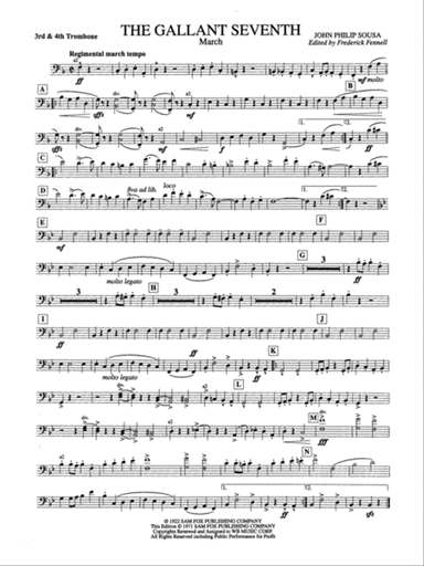 The Gallant Seventh: 3rd & 4th Trombones