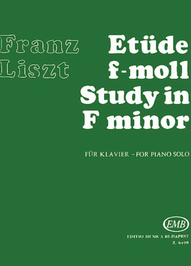 Etude In F Min-pno