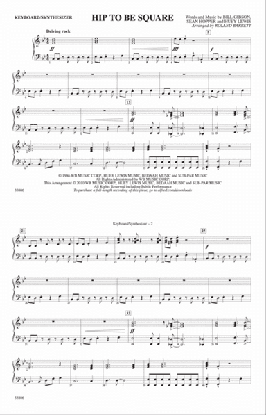 Hip to Be Square: Keyboard/Synthesizer