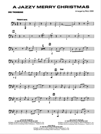 Jazzy Merry Christmas: 3rd Trombone