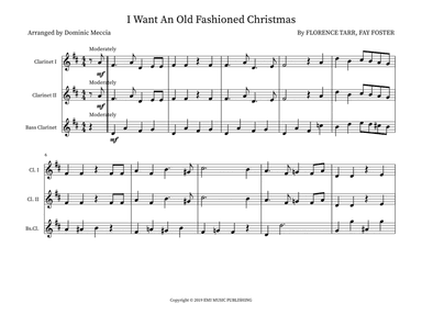I Want An Old Fashioned Christmas