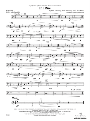 If I Rise: (wp) E-flat Tuba B.C.