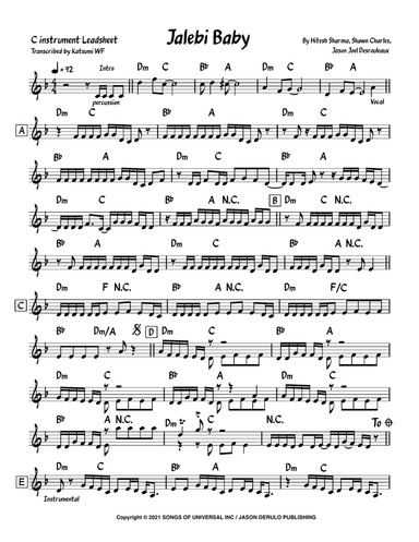 Jalebi Baby (tesher X Jason Derulo)