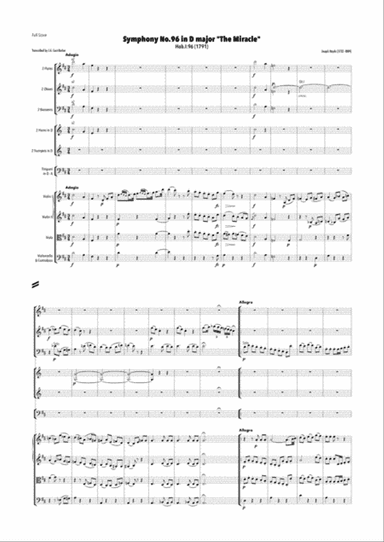 Haydn - Symphony No.96 in D major, Hob.I:96 "The Miracle"