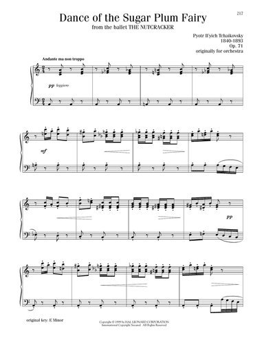 Dance Of The Sugar Plum Fairy, Op. 71a