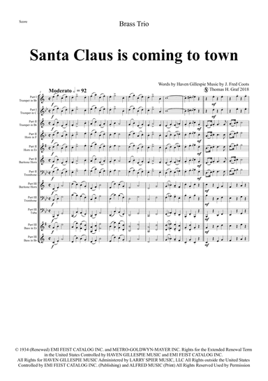 Santa Claus Is Comin' To Town
