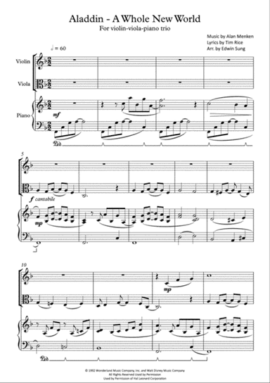 A Whole New World (from 'Aladdin')