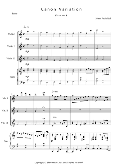 Canon Variation (Jazz Version)