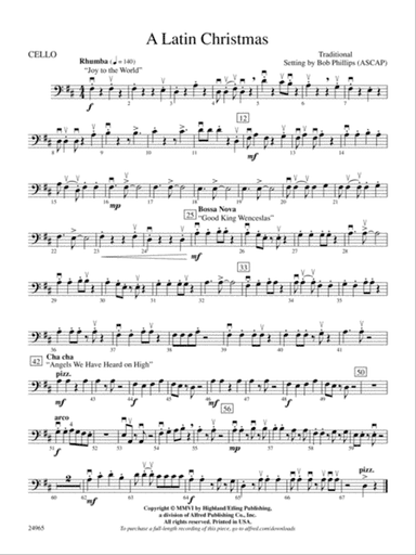A Latin Christmas: Cello