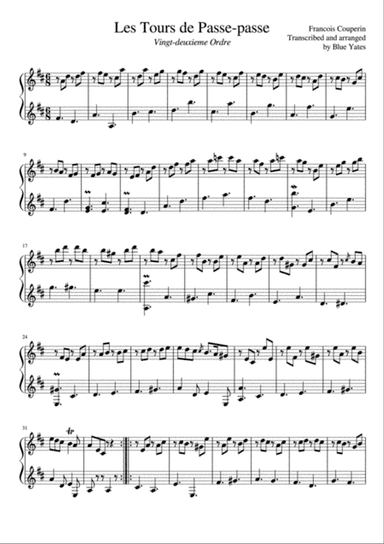 Les Tours de Passe-passe (Francois Couperin)