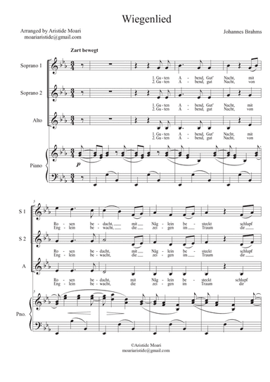 Brahms' Lullaby (Wiegenlied)