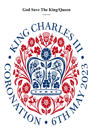 British National Anthem ("God Save the King") for Orchestra, SATB, Organ & Fanfare Trumpets