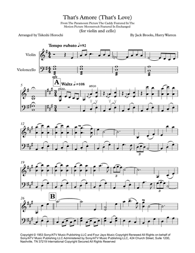 That's Amore (That's Love)