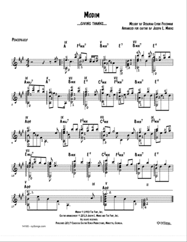 Modim (arr. Joe Marks)