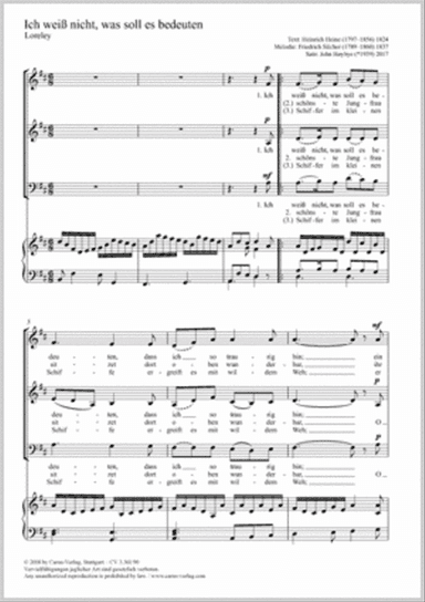 Ich weiss nicht, was soll es bedeuten