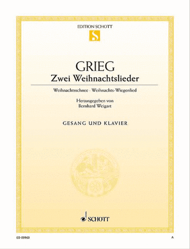 2 Weihnachtslieder Op. 49/5 Voice And Piano, German