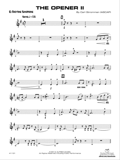 The Opener II: E-flat Baritone Saxophone