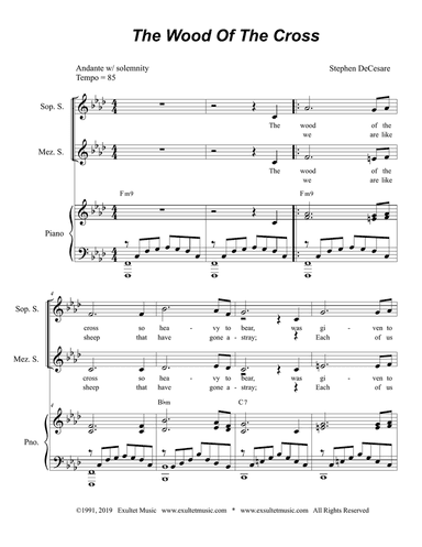 The Wood Of The Cross (2 solos with SAB)
