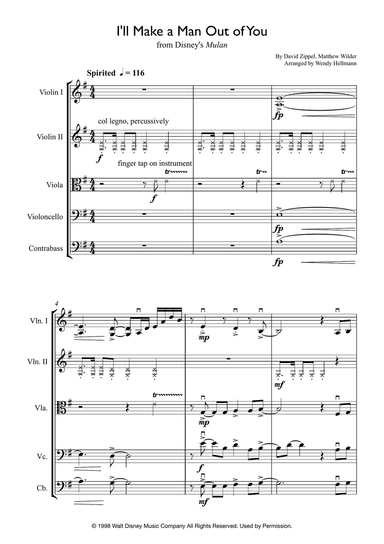 I'll Make A Man Out Of You