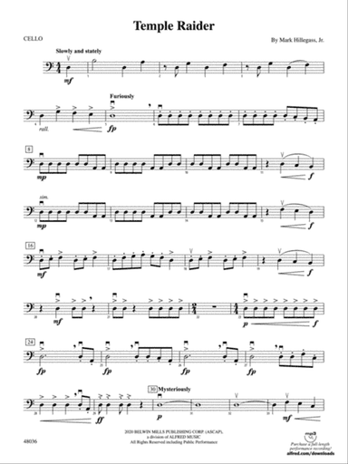 Temple Raider: Cello