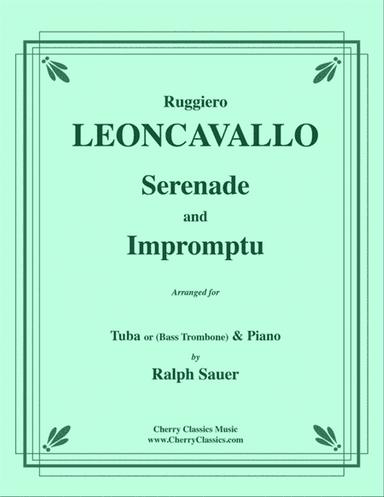 Serenade and Impromptu for Tuba or Bass Trombone and Piano