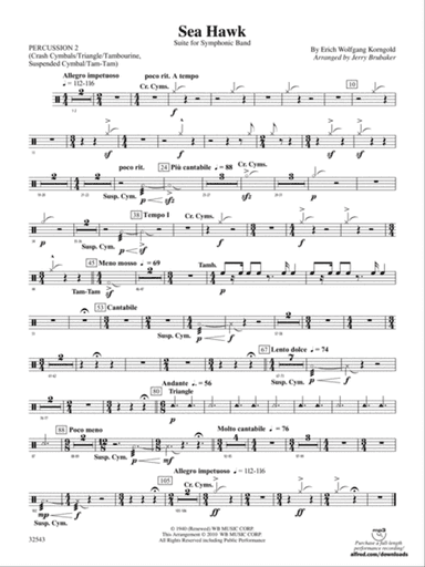 Sea Hawk: 2nd Percussion