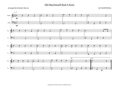 Old Macdonald Had A Farm