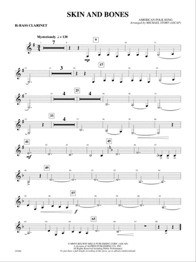 Skin and Bones: B-flat Bass Clarinet