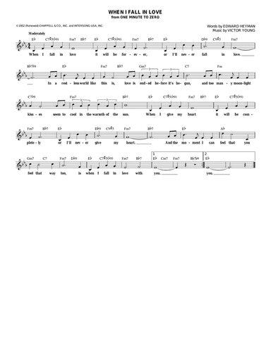 When I Fall In Love