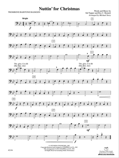 Nuttin' for Christmas: 1st Trombone