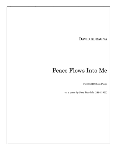 Peace Flows Into Me