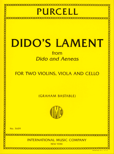 Dido'S Lament From Dido And Aeneas