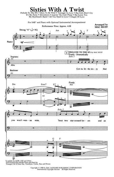 Sixties With A Twist (Medley)