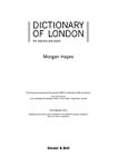 Dictionary of London