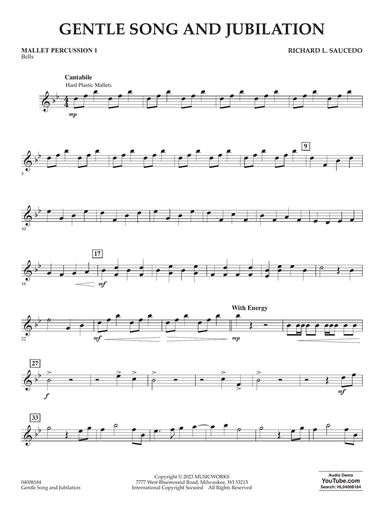Gentle Song And Jubilation - Mallet Percussion 1